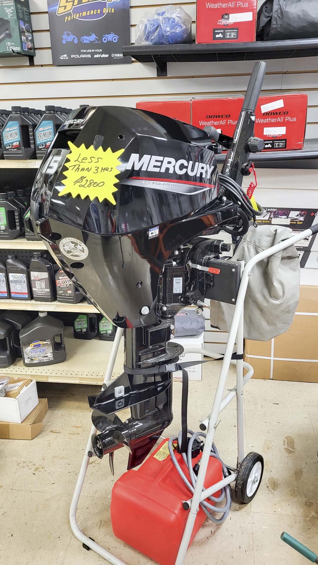 2024 15hp Mercury Outboard Motor
